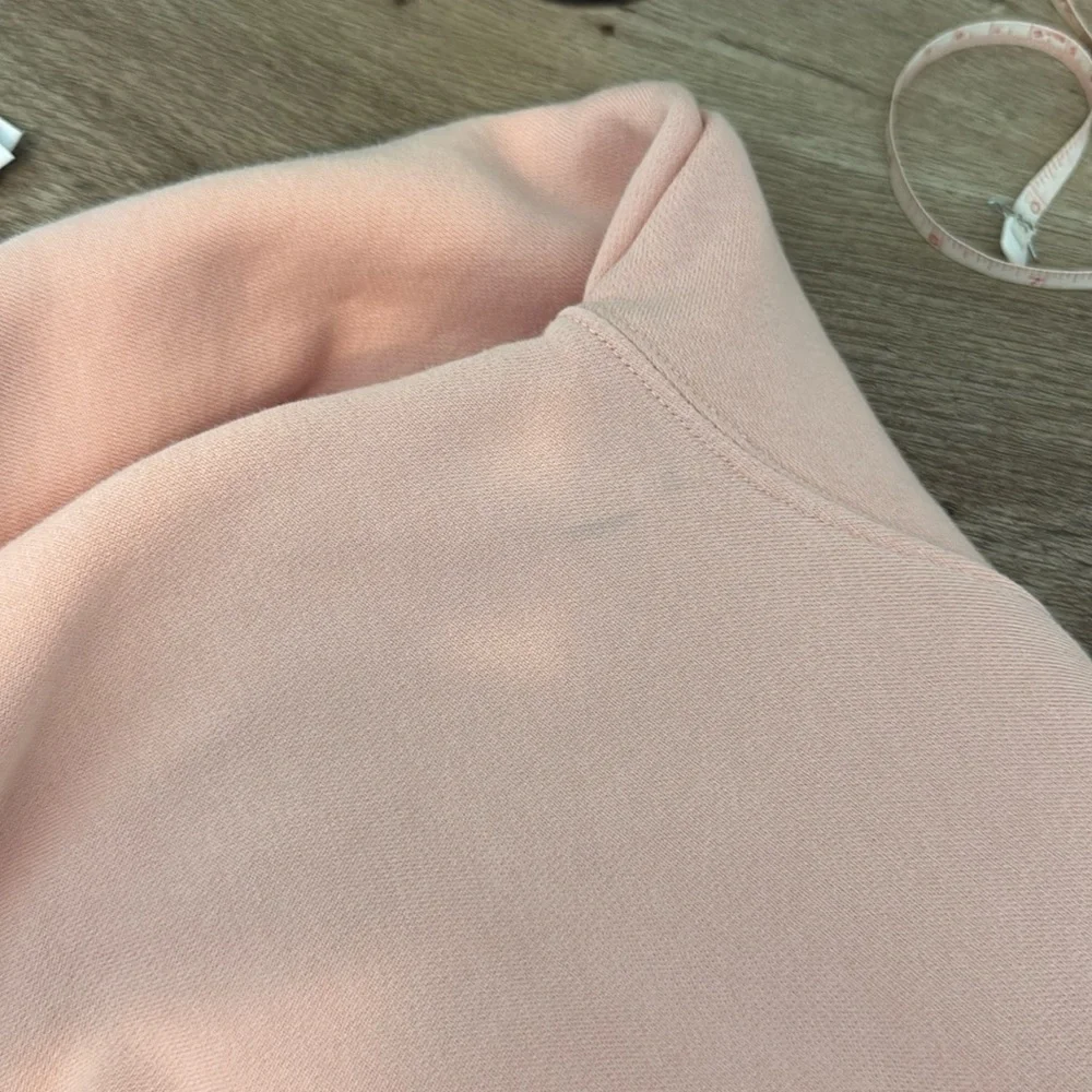 Nike Cropped Soft Pink Hoodie